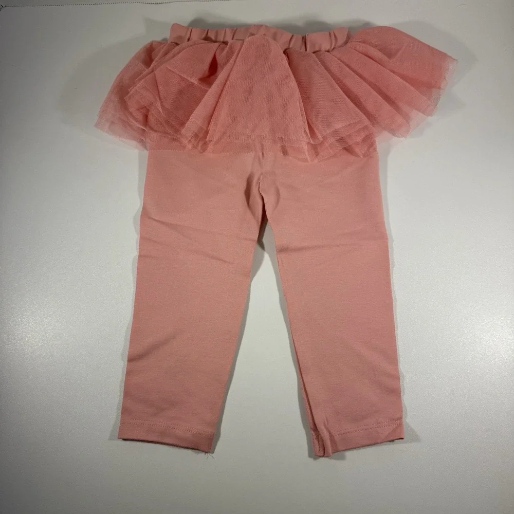 NWT Gymboree Set of‎ Two Cotton Pants Girl's Size 9-12 Months Pink Tutu Ballet